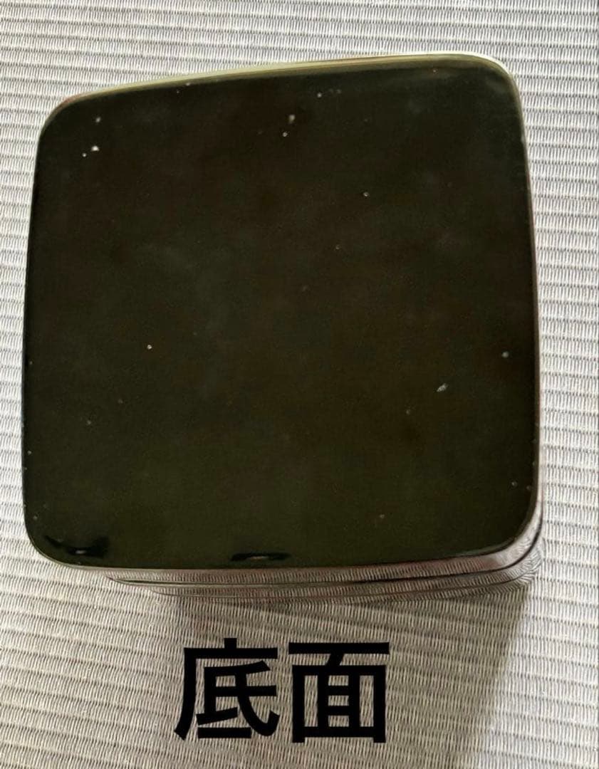 本うるし塗り　会津塗り　重箱　天然木　5寸（15㎝）　三段重　多分未使用　箱入り