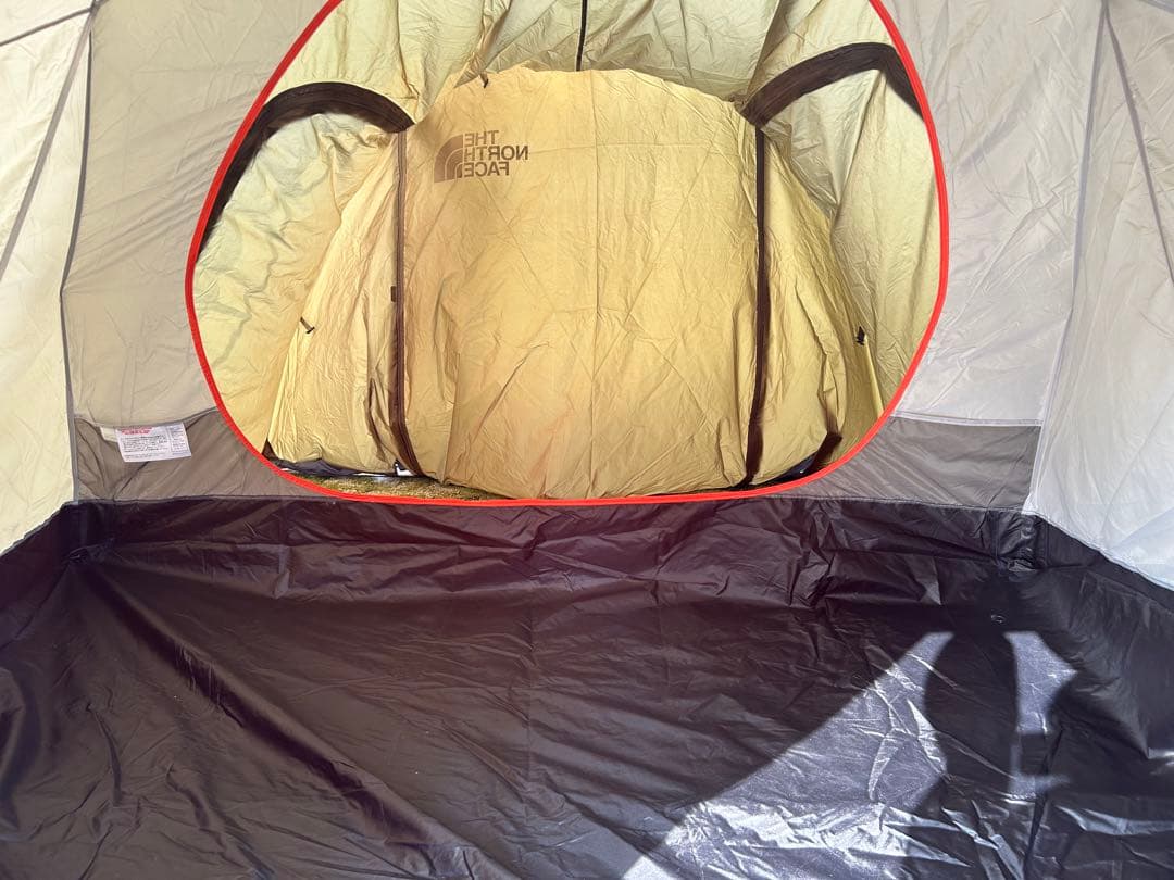 最終値下中【美品】ザノースフェイス ランダー4 キャンプテント オリーブ 前室付