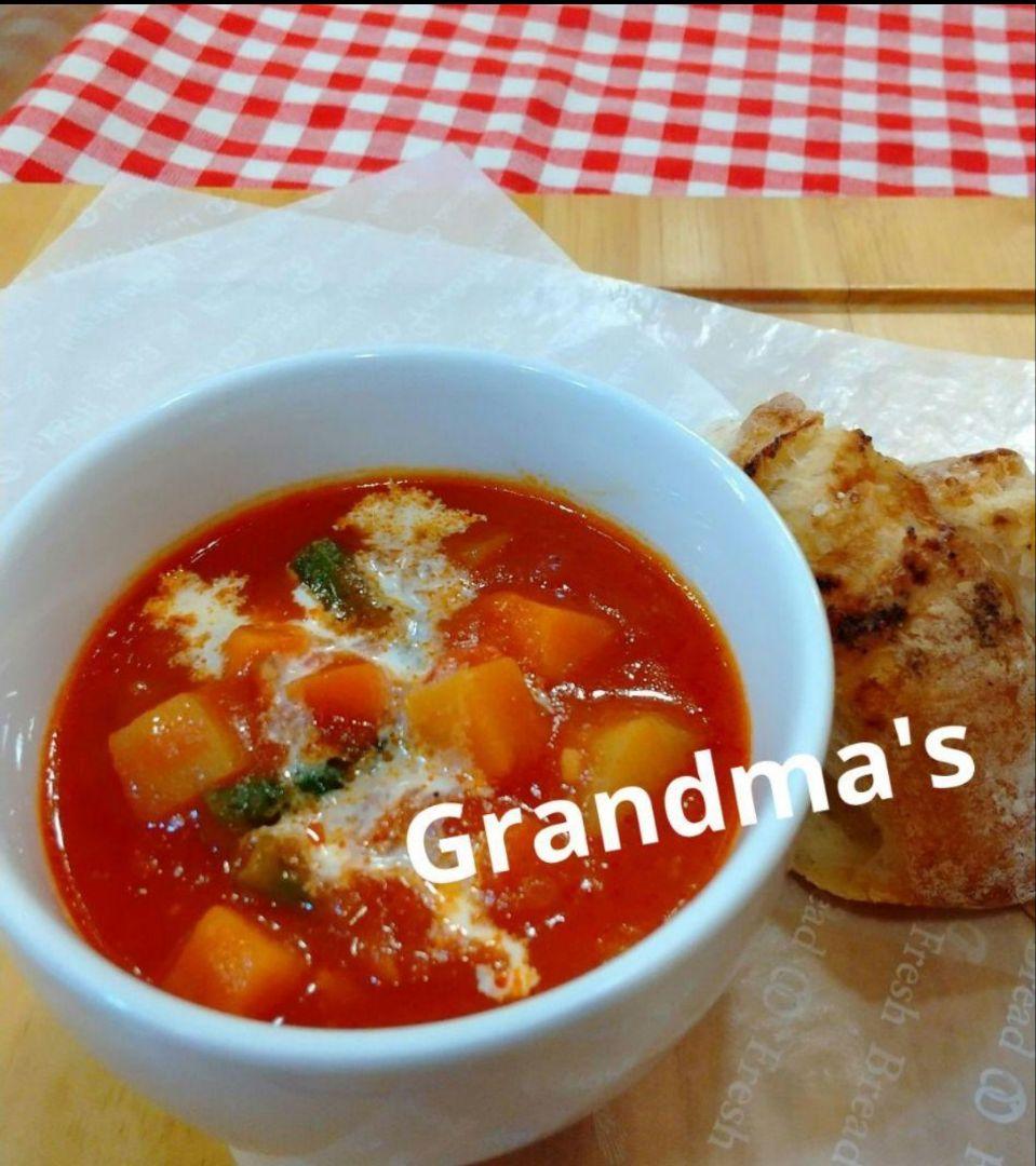 【プー様】スープ　栗かぼちゃ　ミネストローネ　手作り　菓子パン　惣菜パン