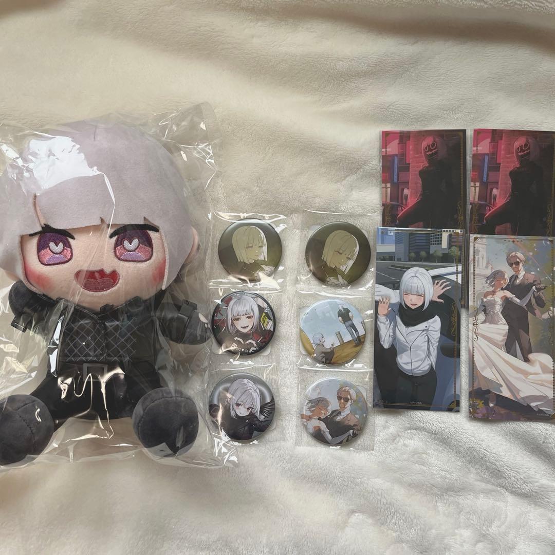 ヴァンねねくじ　Ａ賞　鬼野ねね　 ぬいぐるみ　コレクションカード　缶バッジ