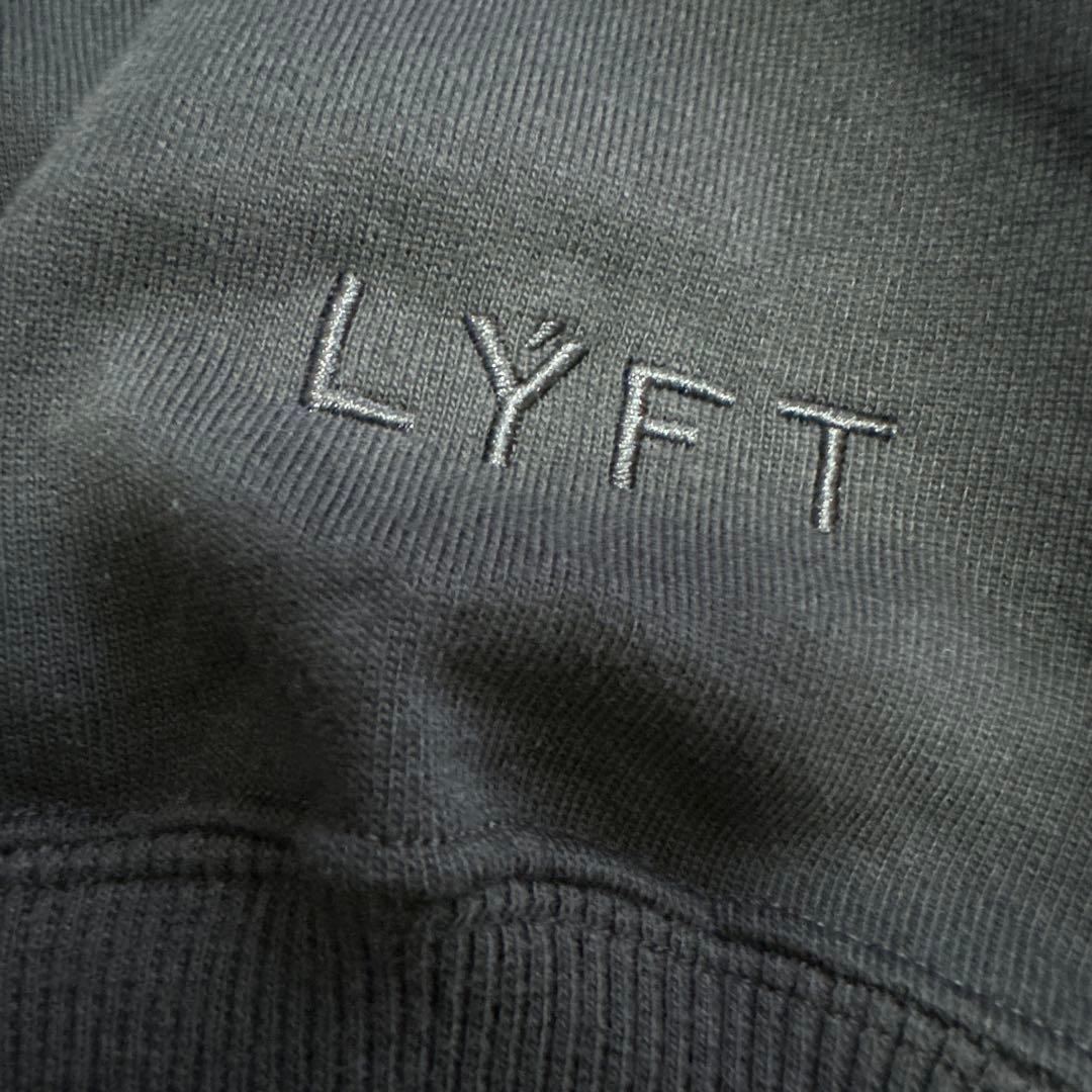 【美品】LYFT スタンドカラージップアップ ジャケット　ブラックXL