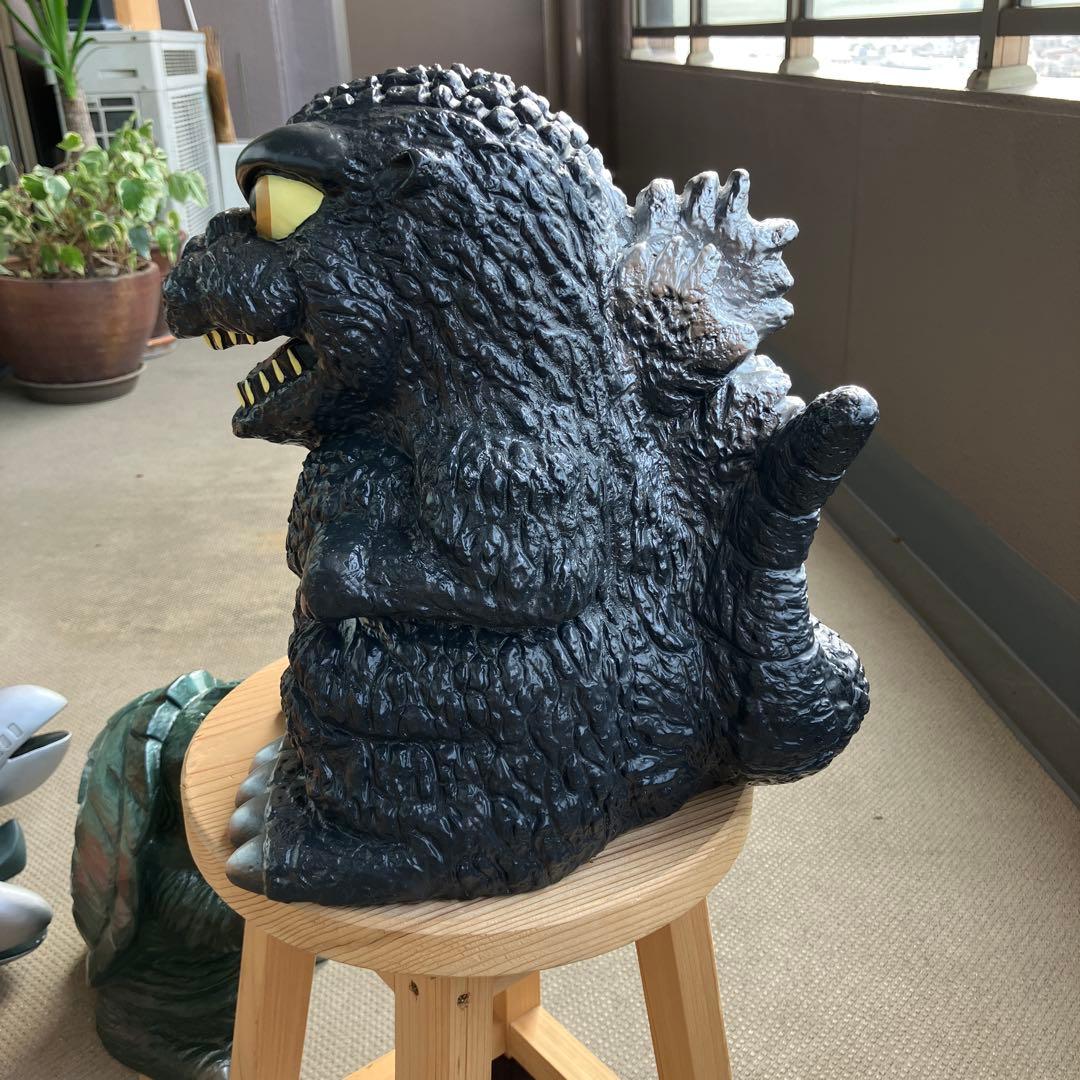 ゴジラ貯金箱 ゴジラフィギュア 約33cm 黒