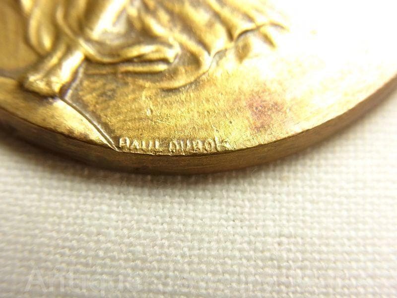 《m6464》ベルギー ヴィンテージ 勝利の女神 ブロンズメダル １９４０年代末