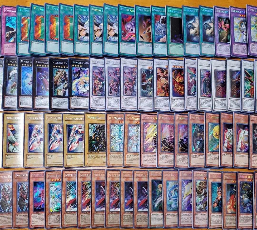 遊戯王　まとめ売り　英語版シークレットレア選別　106枚セット　廃盤品　売切終了