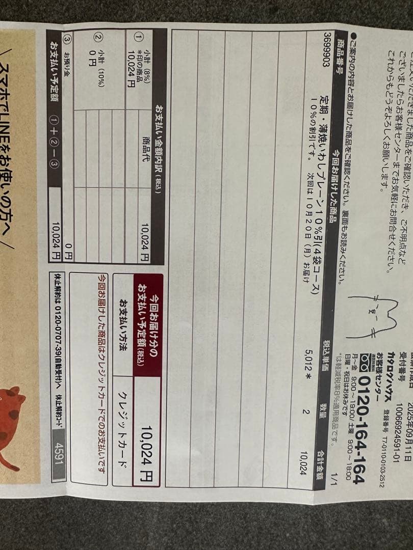 カタログハウス　通販生活　薄焼いわし 8袋