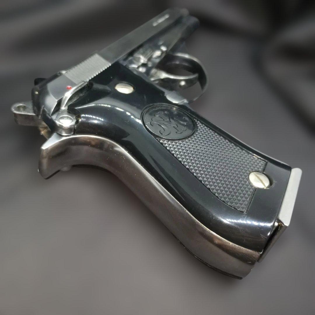 モデルガン マルシン M84 シルバーABS 中古　センターファイア