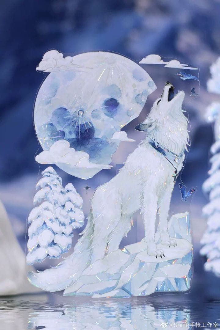 海外 PETテープ マスキングテープ 狼