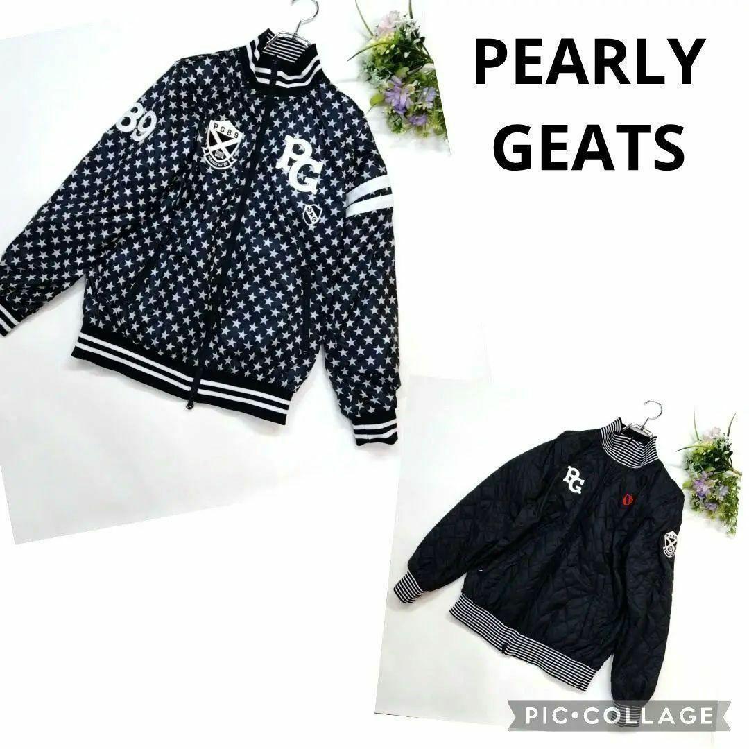 パーリーゲイツ　中綿ブルゾン　ベスト　スター　リバーシブル　ダブルジップ　0