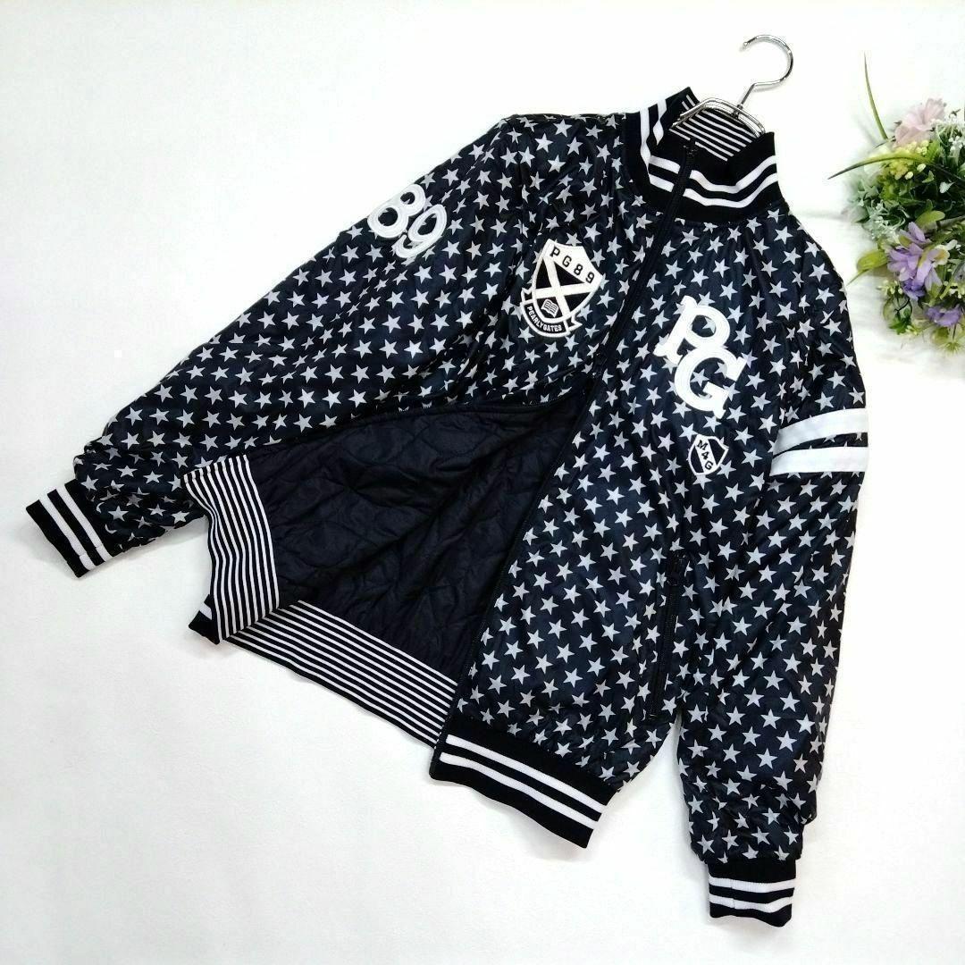 パーリーゲイツ　中綿ブルゾン　ベスト　スター　リバーシブル　ダブルジップ　0