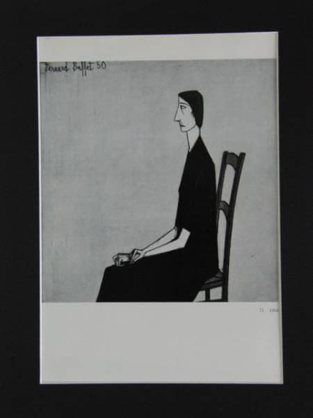 ベルナール・ビュッフェ/71-1950、版上サイン入、希少