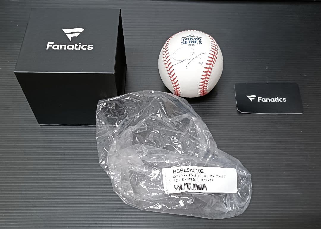 佐々木朗希 直筆サインボール MLB 東京シリーズ FANATICS