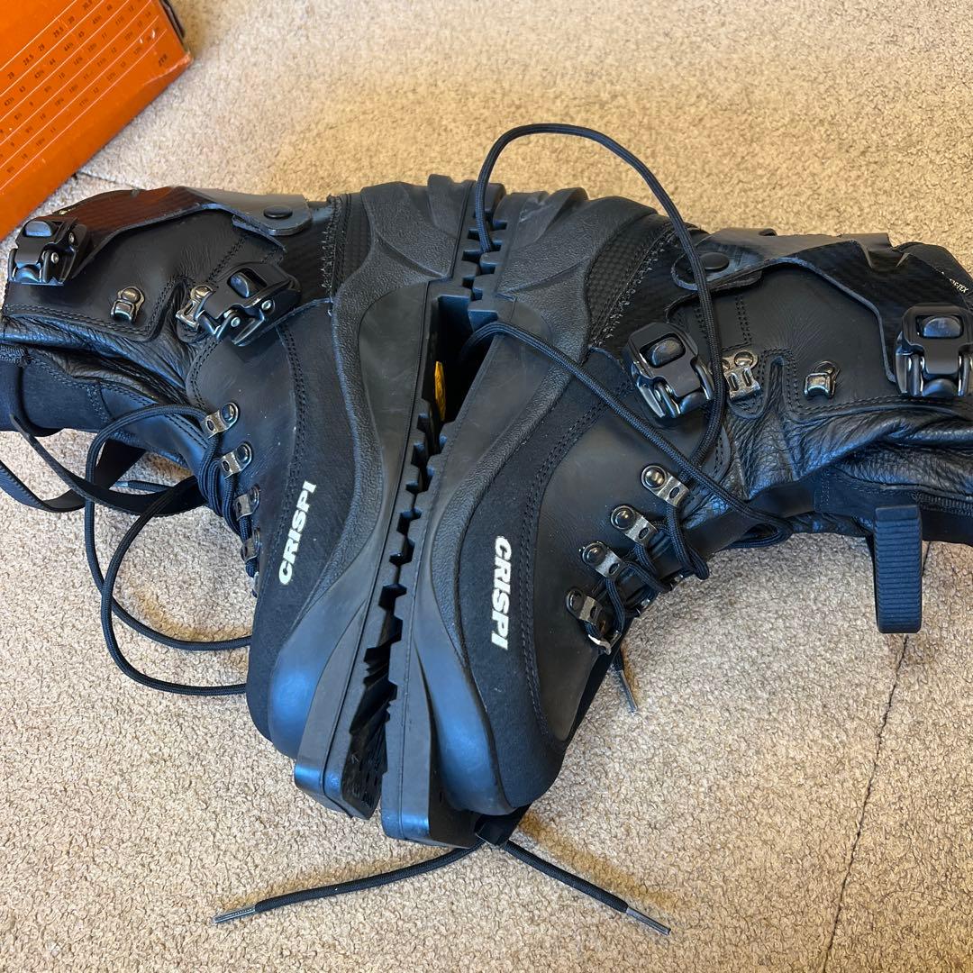 値下げ！ Crispi テレマークスキー用ブーツ ブラック　25センチ