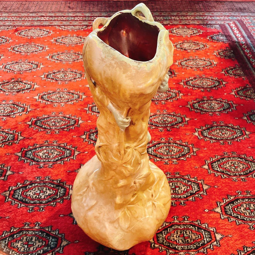 アーネスト・ブシエール　アール・ヌーヴォー　陶芸　美術品　芸術品　アンティーク