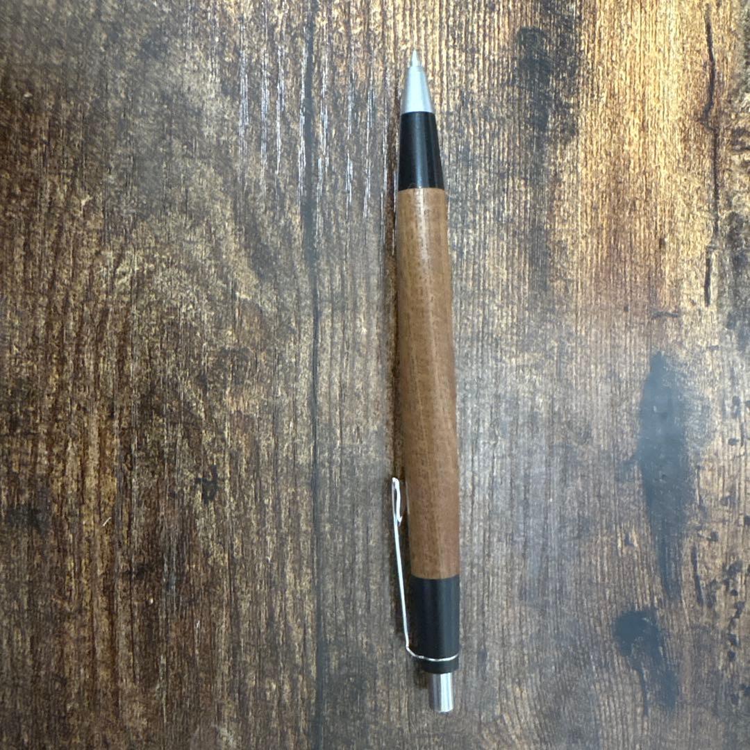 野原工芸 旧型 シャーペン 固定金具付き 桑 0.5mm