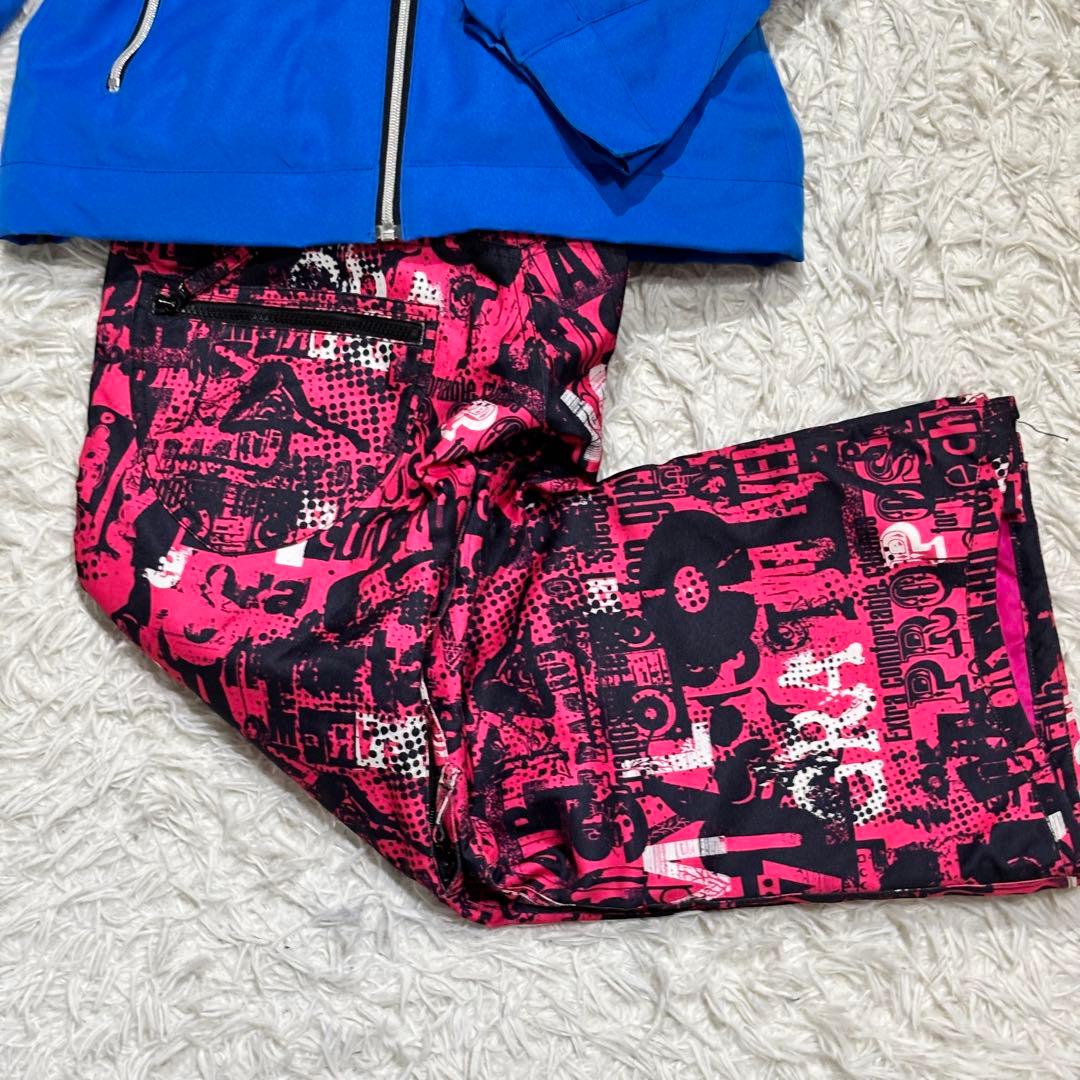 【美品】マーベル ファンタジー　スキー　ボード　セットウェア　ドクロ　ガイコツ