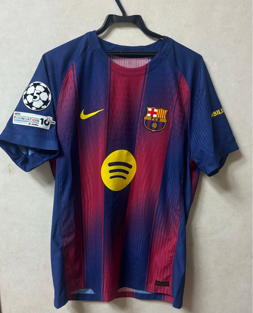 【バルセロナ現地購入】ラミンヤマル オーセンティックユニフォーム 正規品