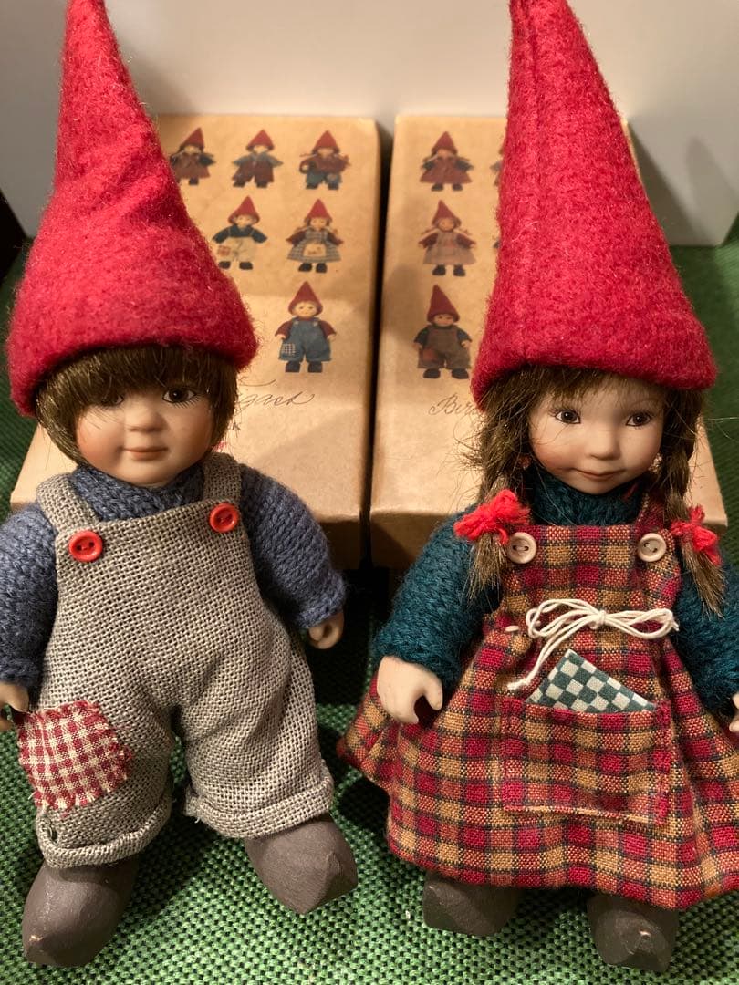 ビルギッテ・フリガスト作　ペアドールASKEとJULLE 11月末で出品終了