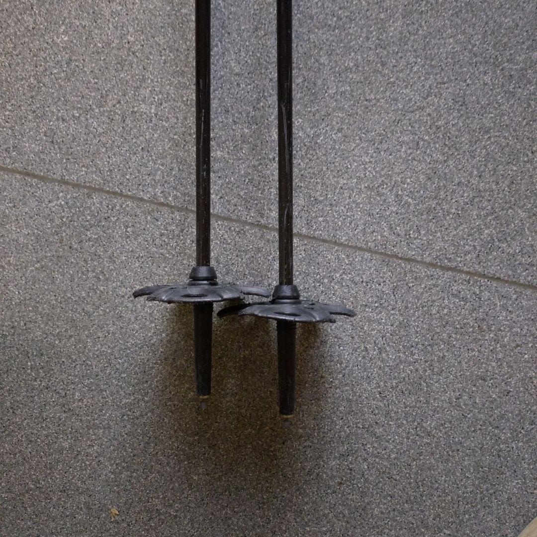  スキー ストック 伸縮式 カーボン