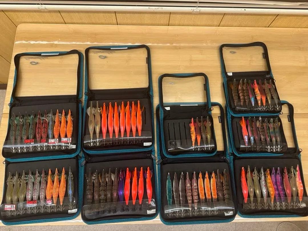 エギリーダートマックス/シマノエギ他多数（ケース付）※入手困難