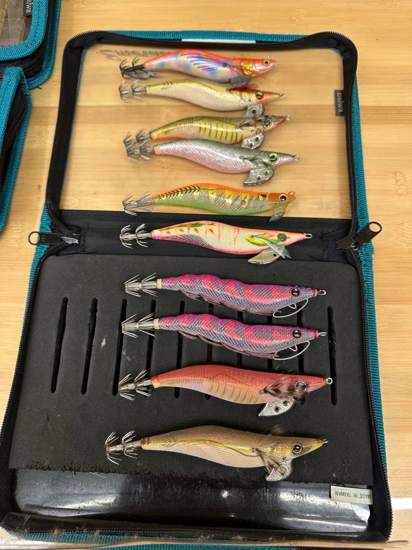 エギリーダートマックス/シマノエギ他多数（ケース付）※入手困難
