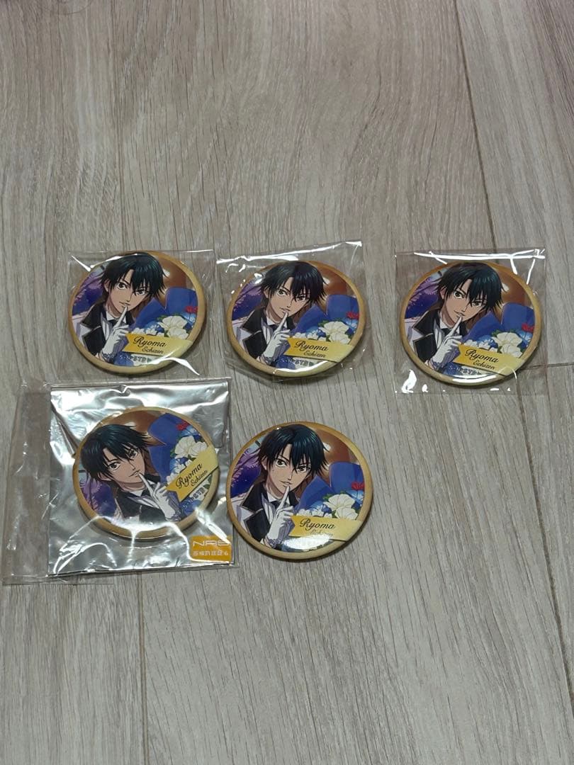 テニスの王子様　リョーマ 花束　缶バッジセット