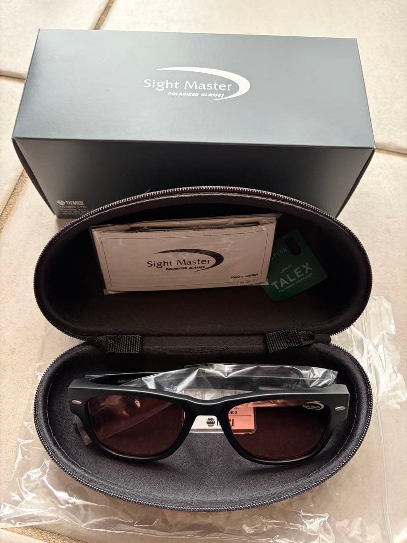 ティムコ サイトマスター ミセラ マットブラック ライトローズ 偏光 サングラス