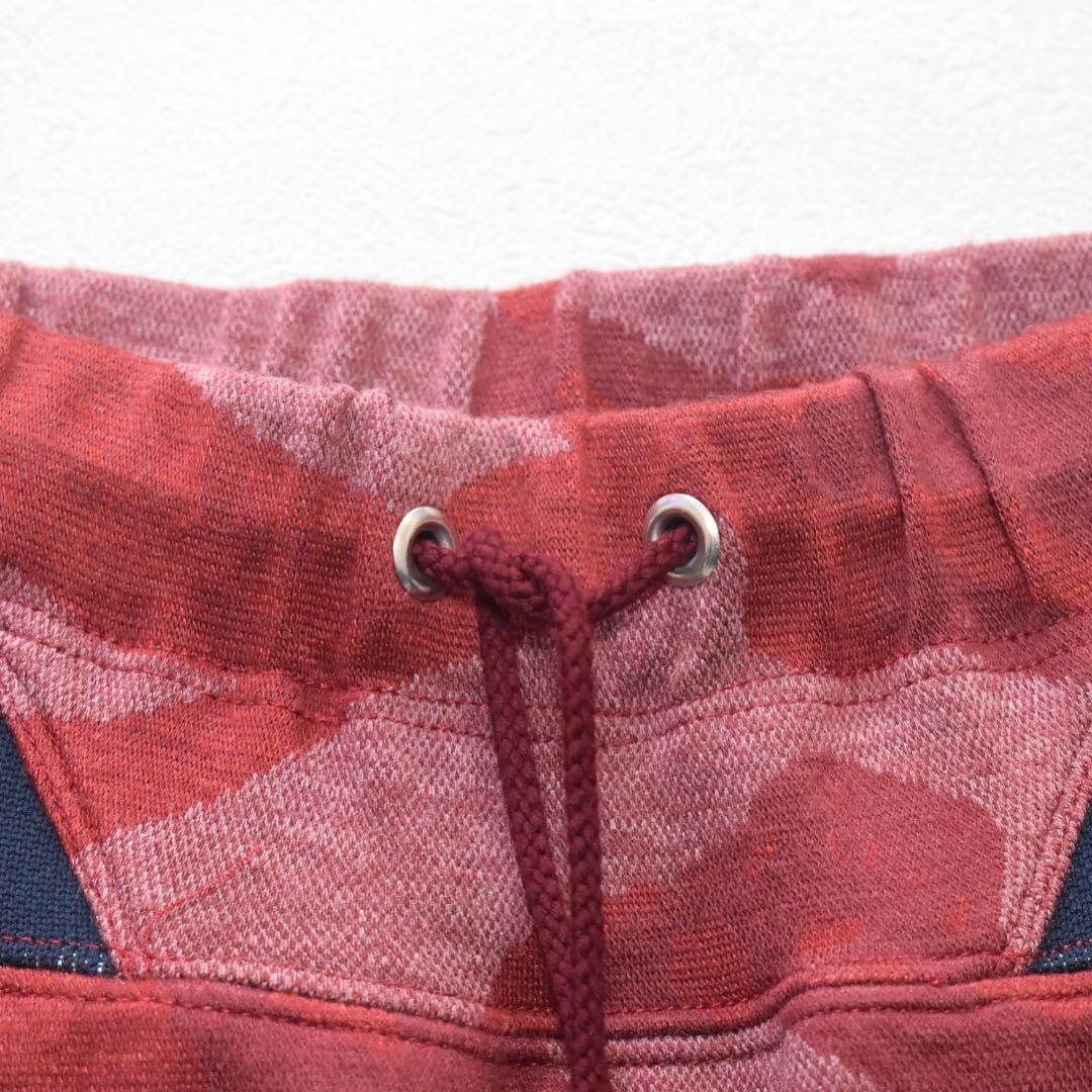 MARK & LONA スウェットスカート 36 カモフラ スカル柄 ロゴリブ