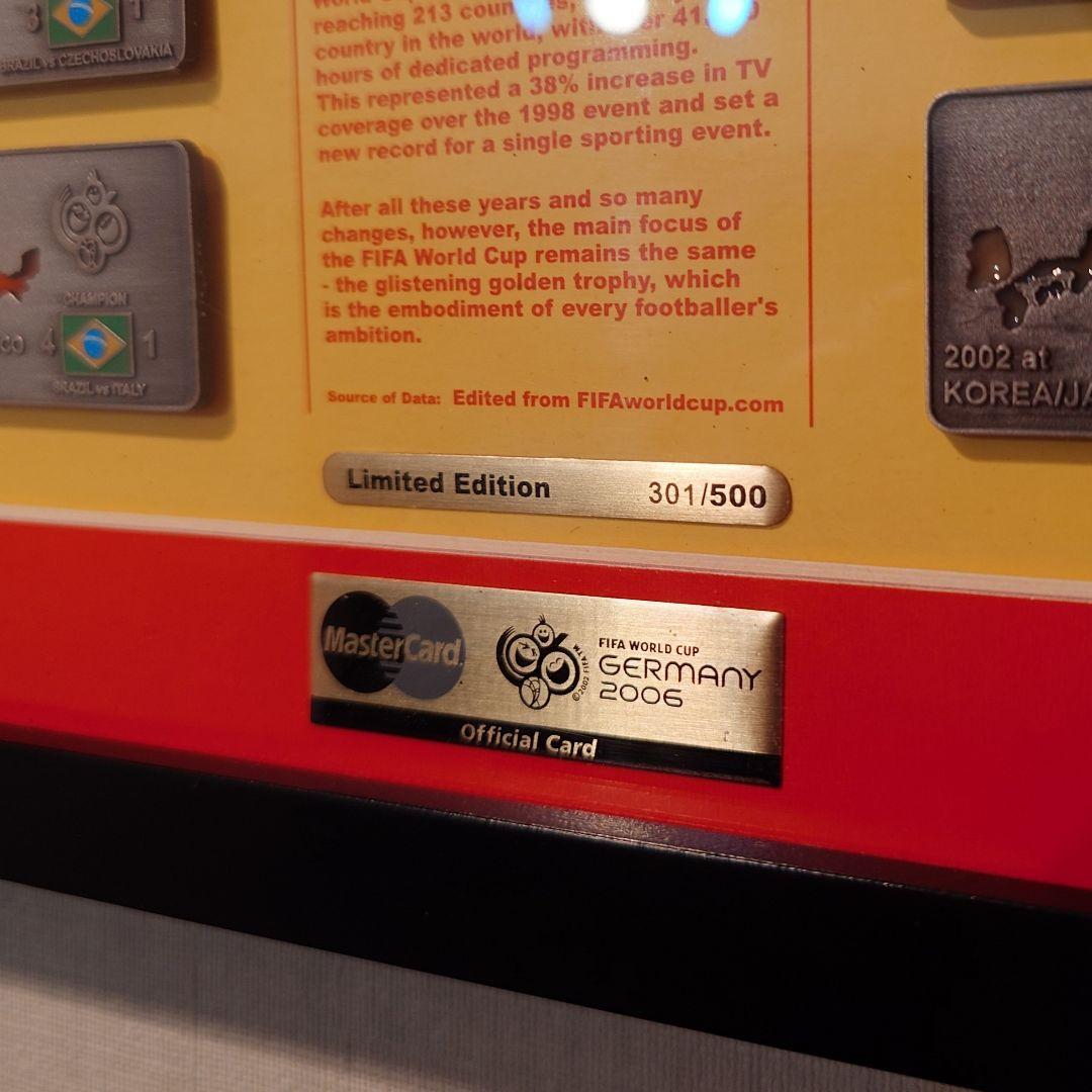 【超美品／限定500台】FIFA ワールドカップヒストリー ピンバッジスタンド