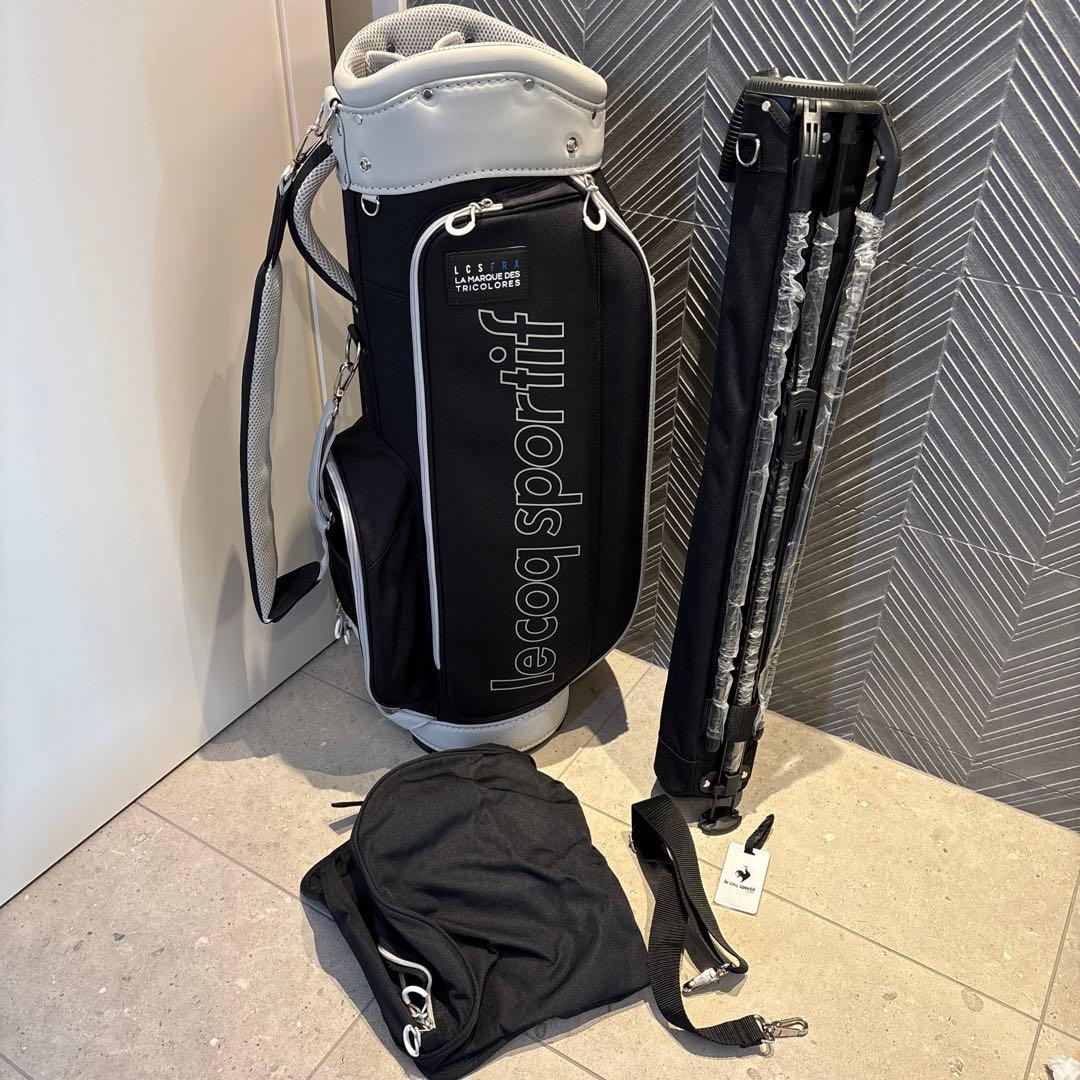 美品【2in1】ルコックゴルフ セルフクラブケース内蔵キャディバッグ
