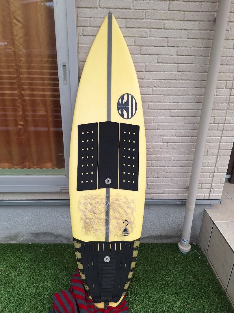 Hashi Shapes Design 　外立サーフボード　EPS　イエロー