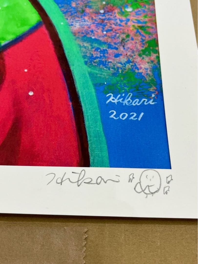 下田ひかり 死にたい天使#1 ジクレー 直筆サイン