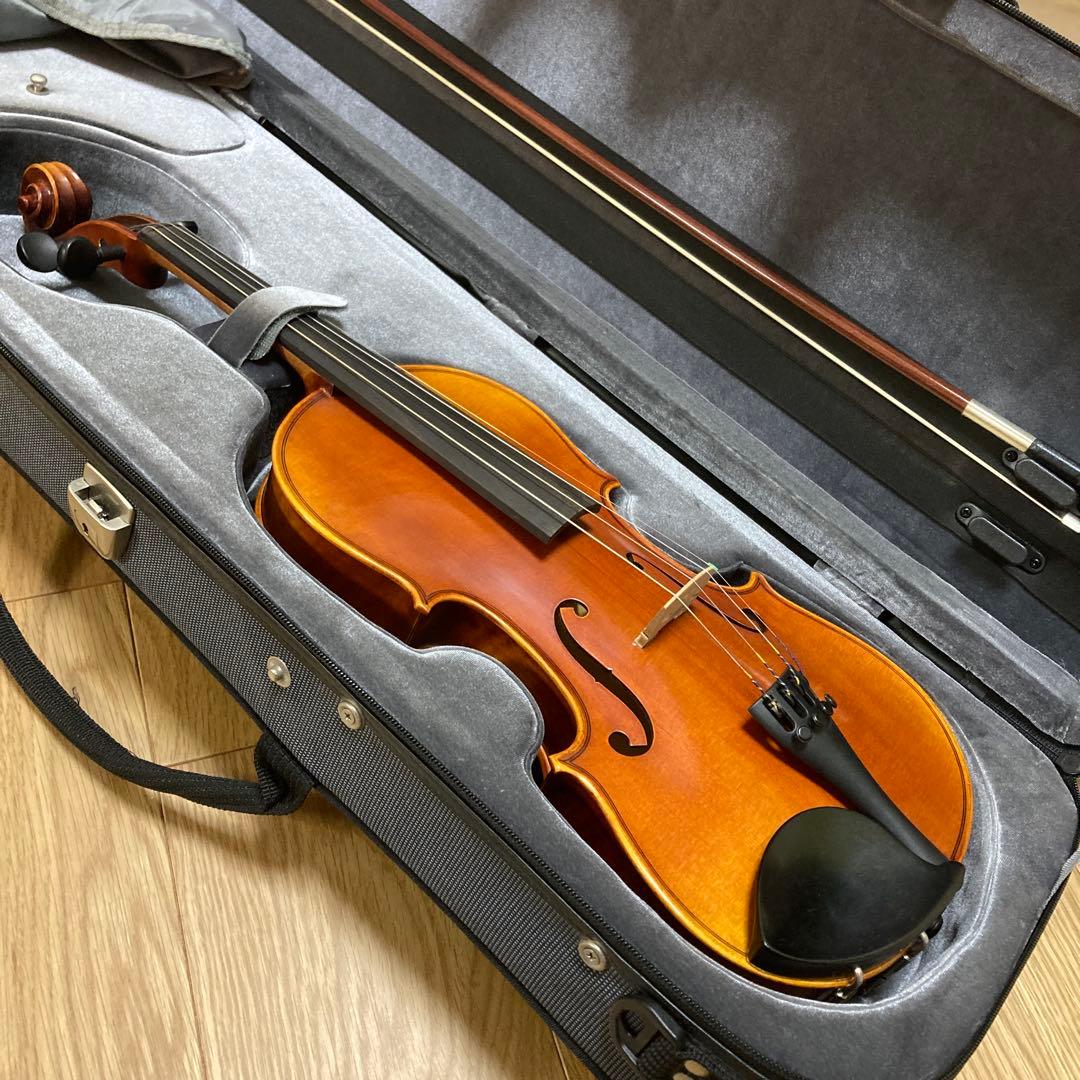 み*ち様 ケースクロス説明書付き！ヤマハ V7G 4/4 バイオリン 2013年