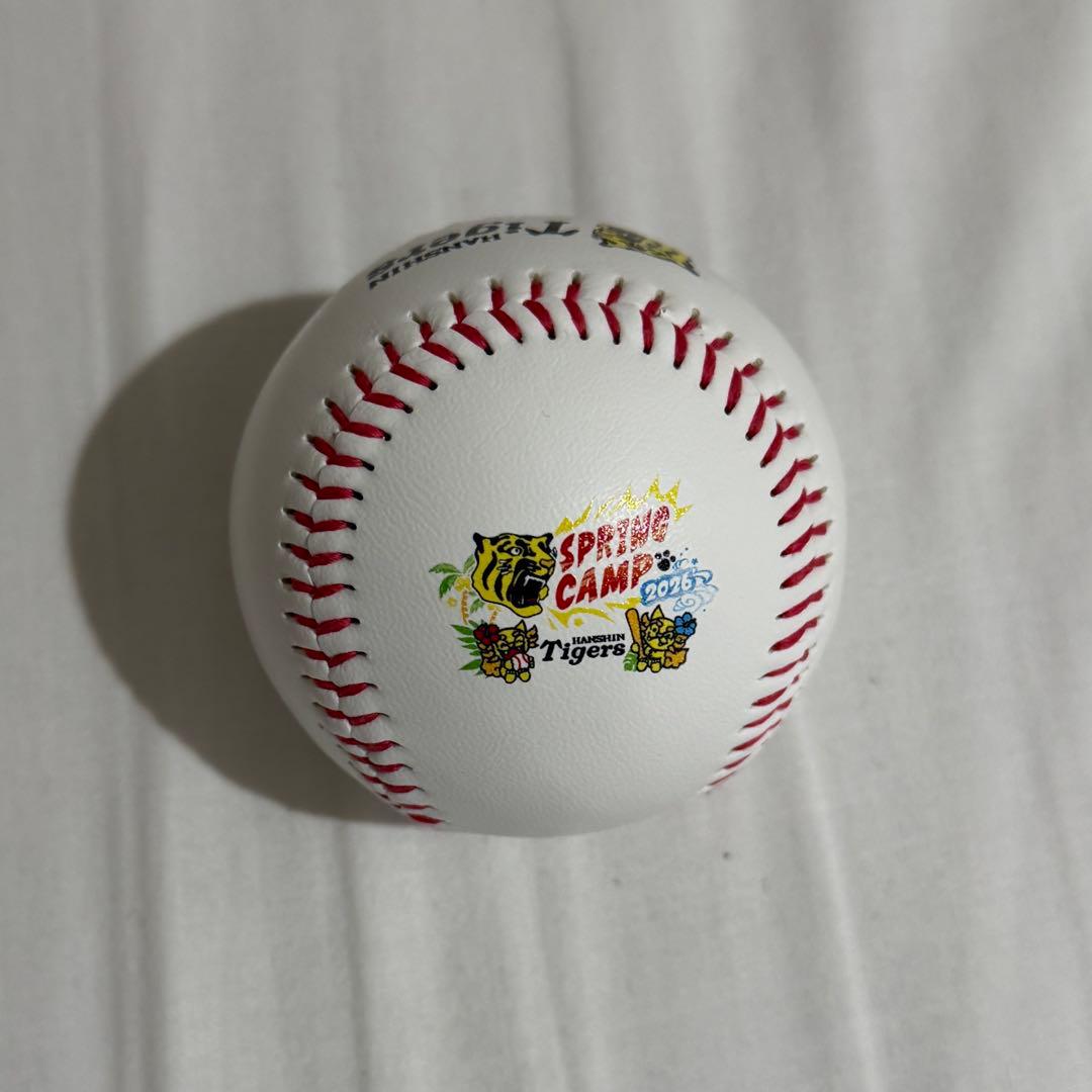 阪神タイガース 前川右京 直筆サインボール 沖縄限定 ロゴ 2026