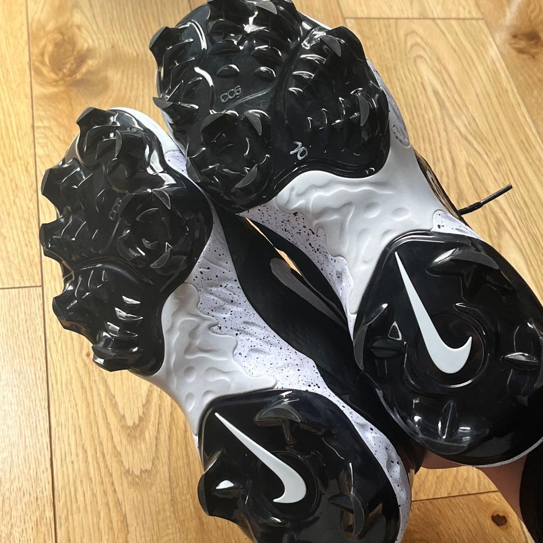 27cm　ナイキ　野球　ポイント　スパイク　黒　Alpha Huarache
