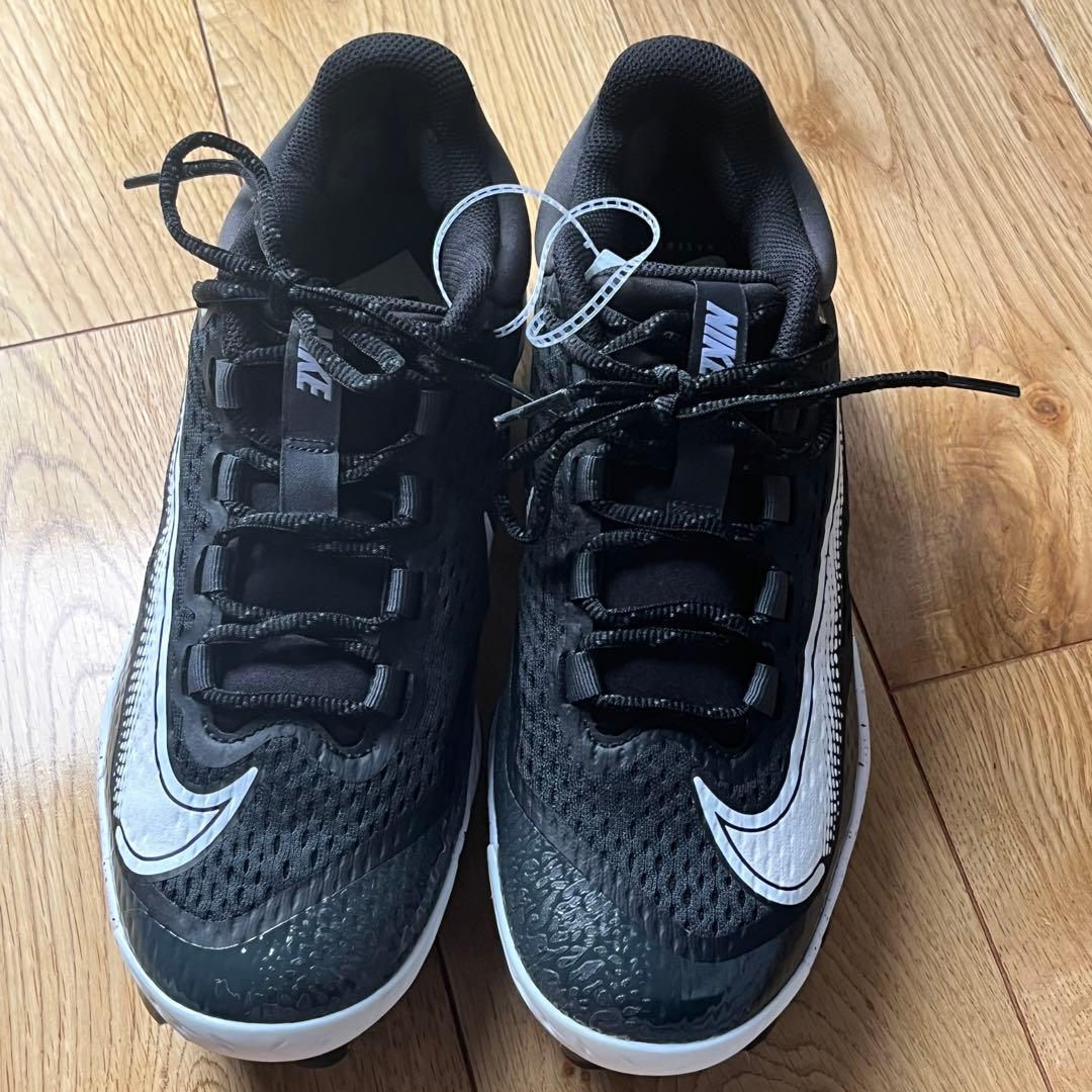 27cm　ナイキ　野球　ポイント　スパイク　黒　Alpha Huarache