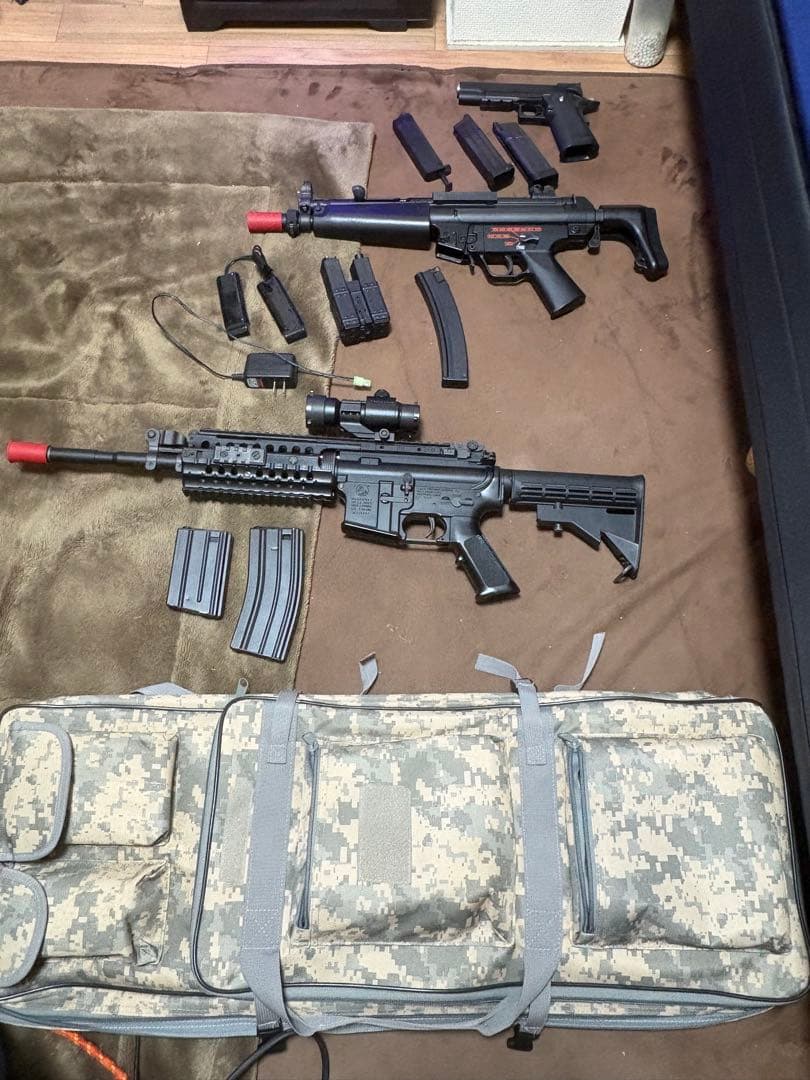 サバゲー中級者ワンセット(ガンバッグ1式）個別販売可