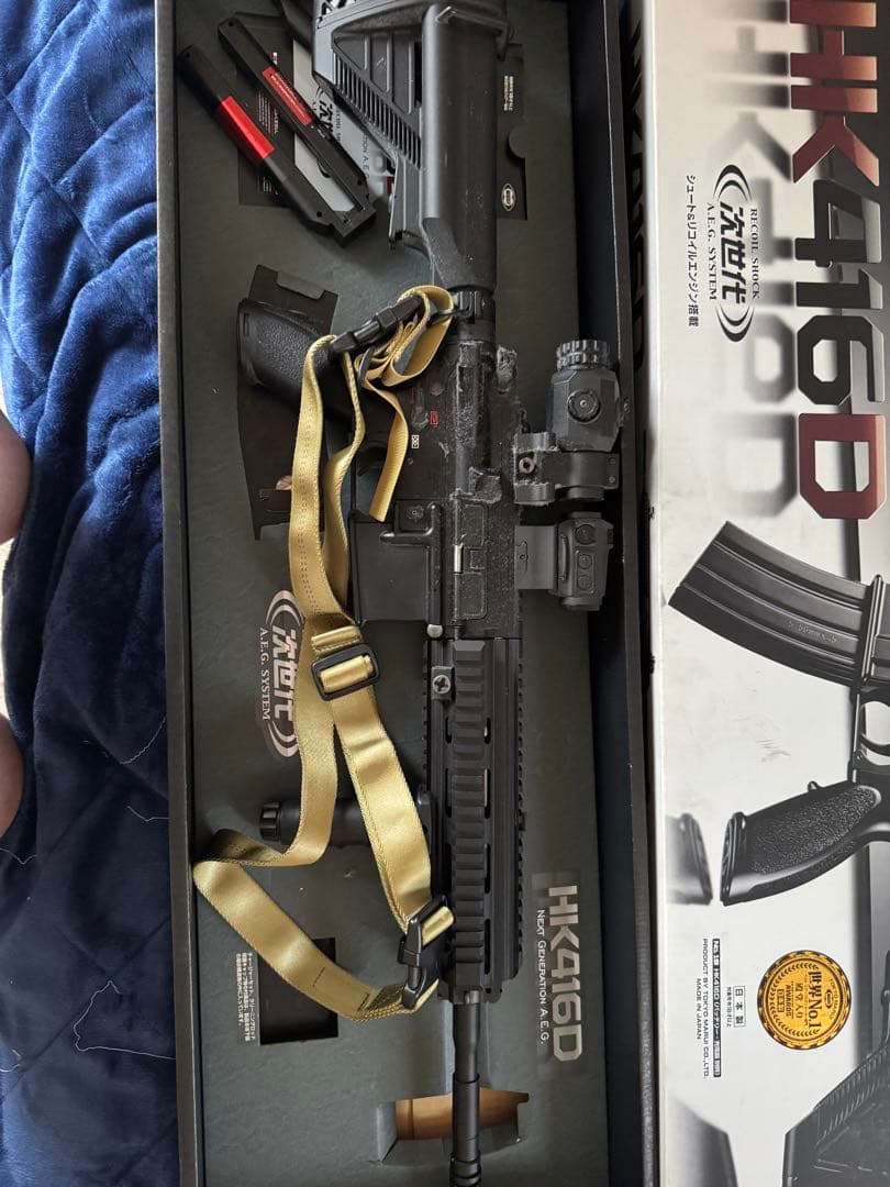 HK416D 次世代電動ガン＋ホロサイト&ブースター等　写真の内容全て込みです