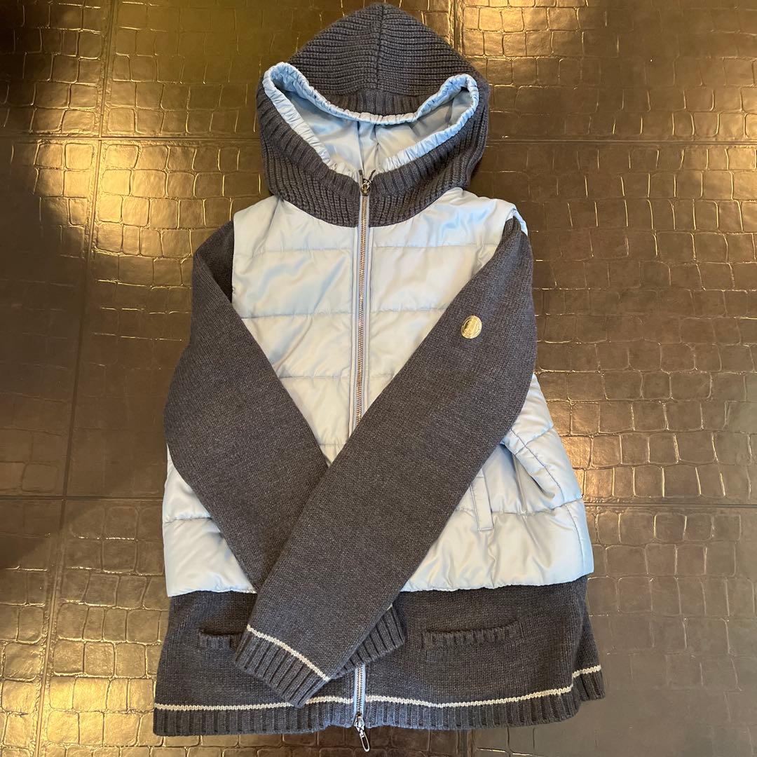 ランバンスポール フード付きニットアウター