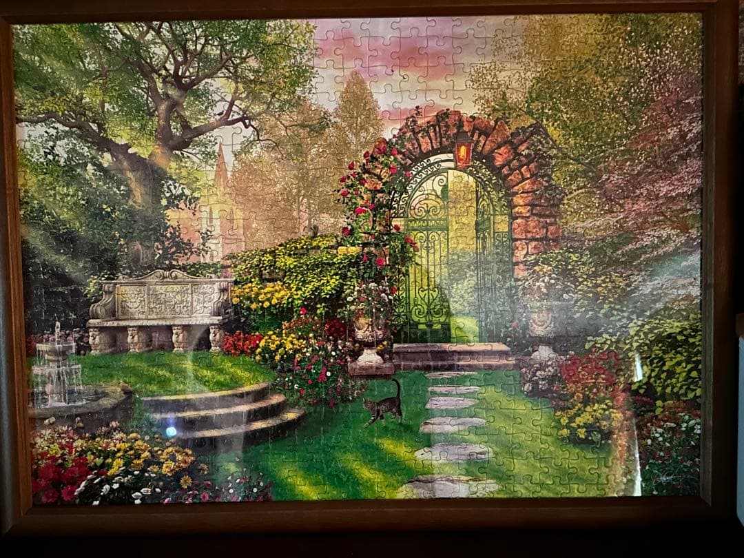 絵パズルの完成品