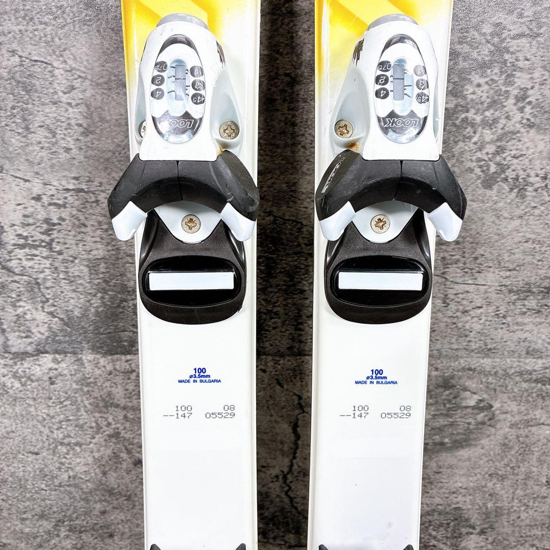 KAZAMA Jr. スキーセット 100cm 72cm 21cm イエロー