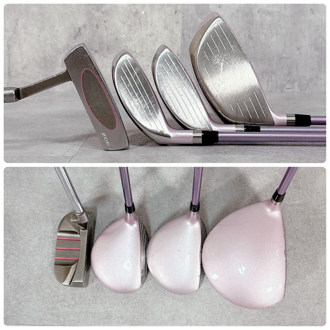 T209 ミズノ 他 ゴルフクラブ レディース セット ゼファー 格子柄 ナイキ