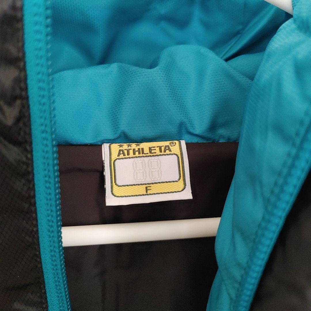アビスパ福岡ATHLETA ベンチコート ブラック F