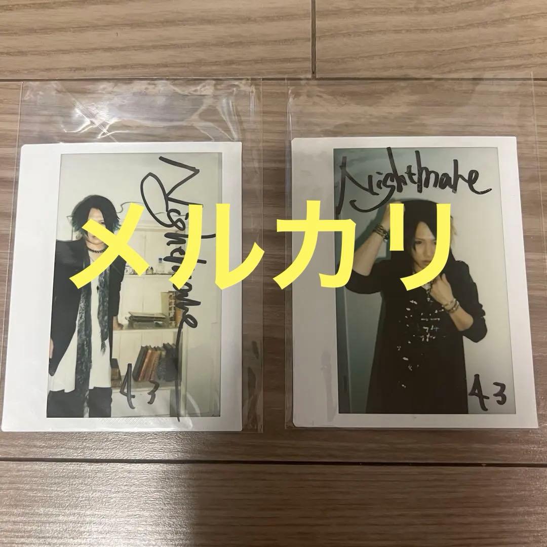 nightmare 黄泉　SHOXX ワイドチェキ　2枚