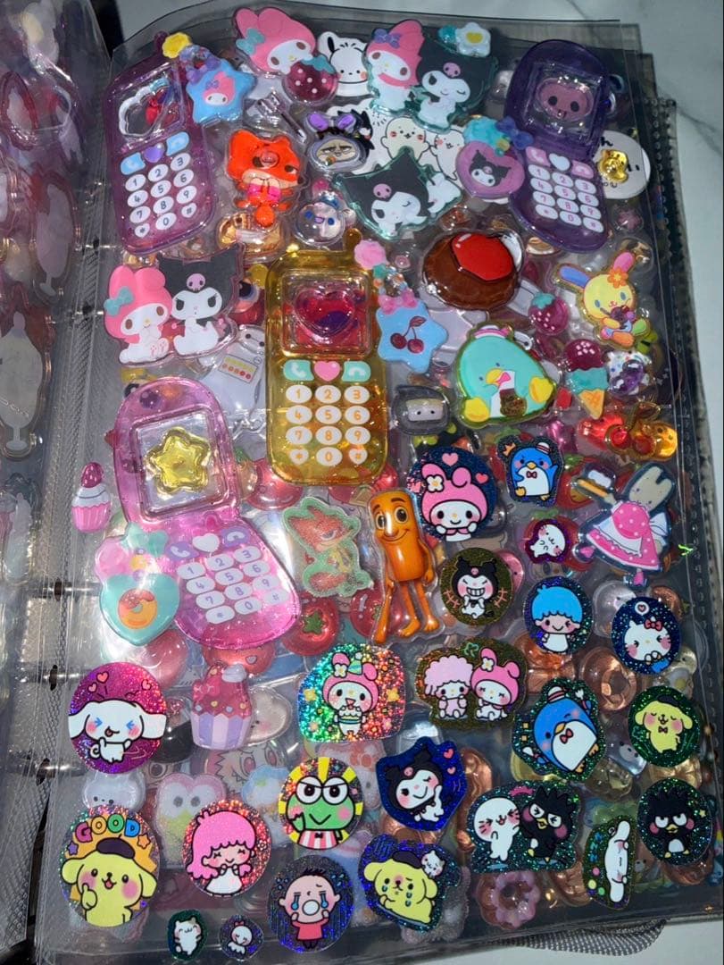 A5シール帳完成品