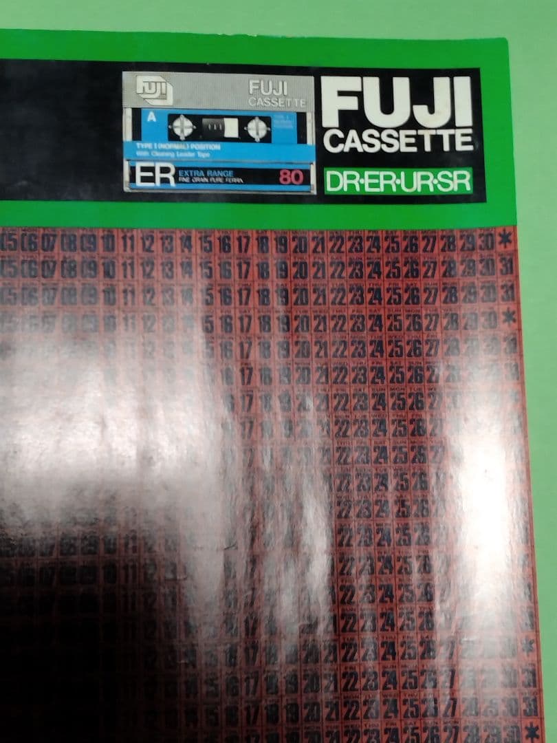 激レア　YMO　フジカセット応募カレンダーポスター　B2サイズポスター　当時物