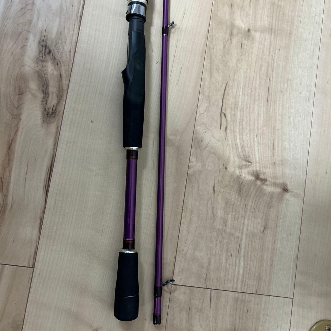 Hawkeye エギングロッド 8フィート パープル