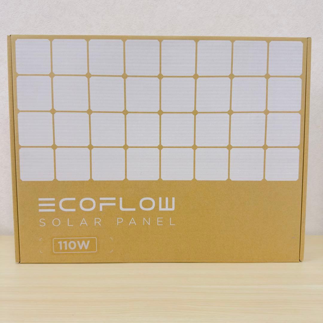 EcoFlow ソーラーパネル110W 折り畳み式 高効率 防災 アウトドア