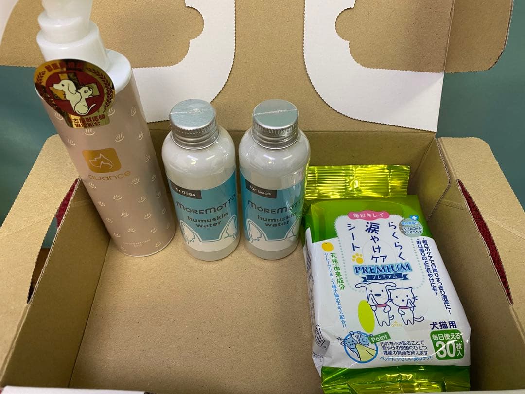 アヴァンス温泉ペットケアミスト&新品モアモットフムスキンウォーター120mL×2