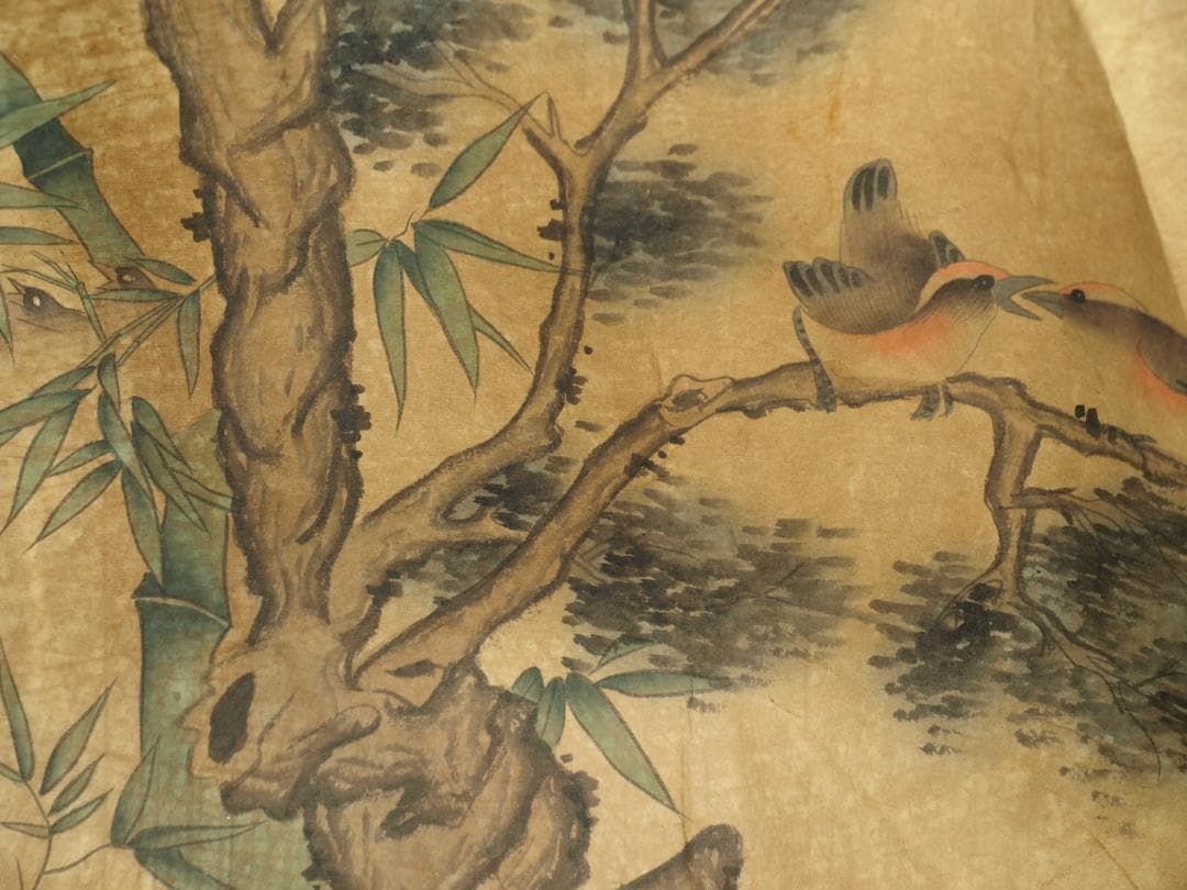 中国明時代の絵　激安骨董品　肉筆保証BD081A2-4