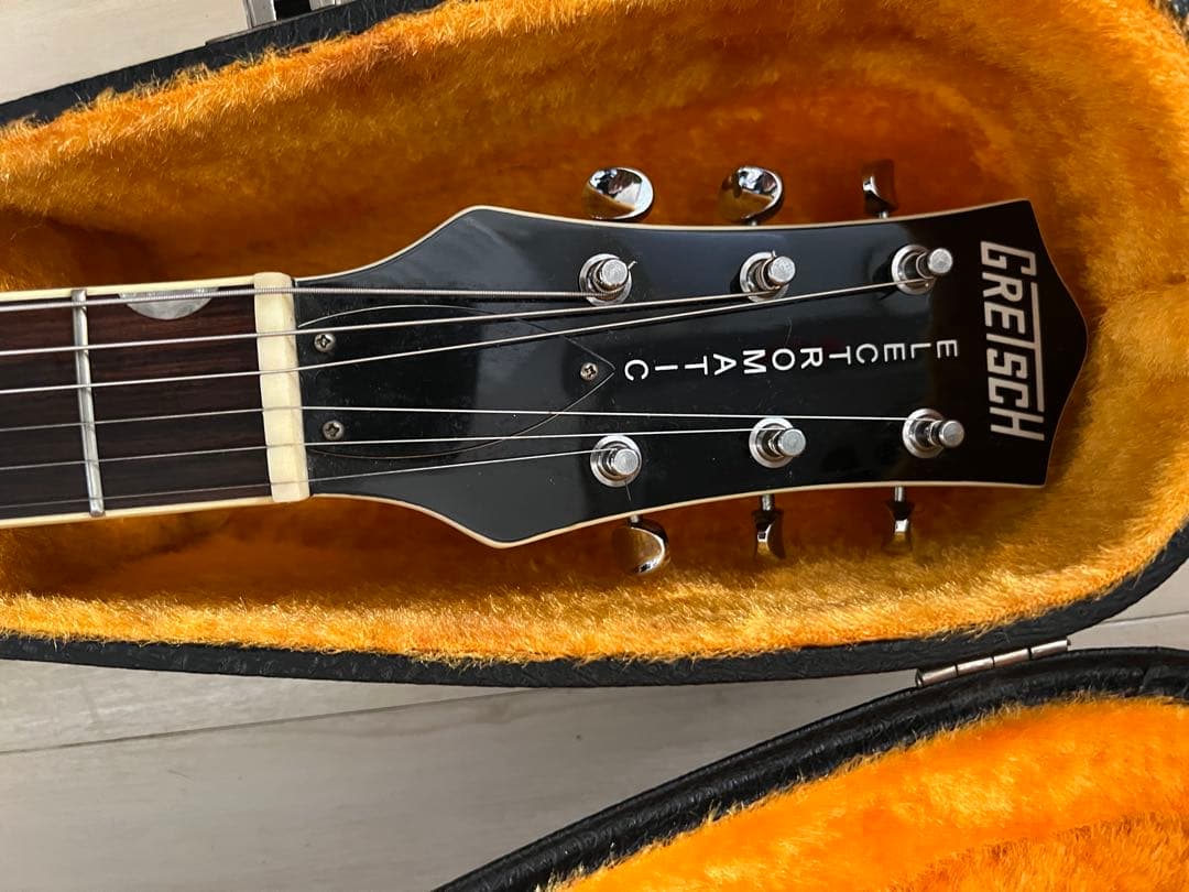 グレッチ　レスポールタイプ　ピグスビー付きエレキギター